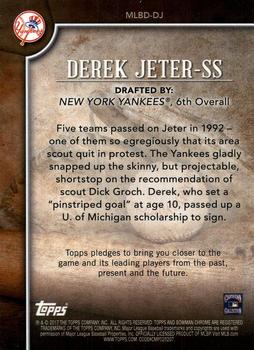 2017 Bowman Draft - MLB Draft History #MLBD-DJ Derek Jeter Back
