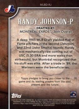 2017 Bowman Draft - MLB Draft History #MLBD-RJ Randy Johnson Back