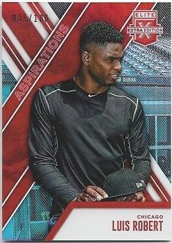 2017 Panini Elite Extra Edition - Aspirations Red #143 Luis Robert Front