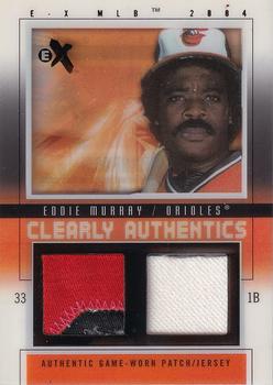 2004 Fleer E-X - Clearly Authentics Bronze Jersey-Patch #CA-EM Eddie Murray Front