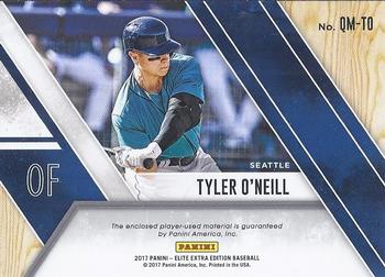 2017 Panini Elite Extra Edition - Quad Materials Holo Gold #QM-TO Tyler O'Neill Back