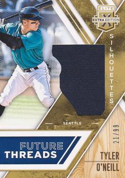 2017 Panini Elite Extra Edition - Future Threads Silhouettes Holo Gold #FTS-TO Tyler O'Neill Front