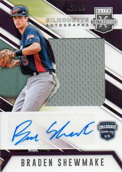 2017 Panini Elite Extra Edition - USA Collegiate National Team Silhouette Autographs #USCS-BS Braden Shewmake Front