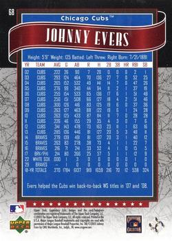 2003 SP Legendary Cuts #68 Johnny Evers Back