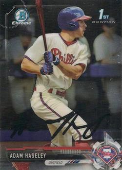 2017 Bowman Draft - Chrome Facsimile Image Variations #115 Adam Haseley Front