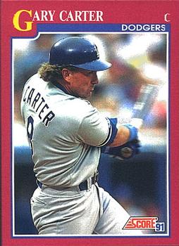 1991 Score Rookie & Traded #26T Gary Carter Front