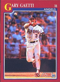 1991 Score Rookie & Traded #39T Gary Gaetti Front