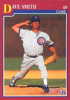 1991 Score Rookie & Traded #9T Dave Smith Front