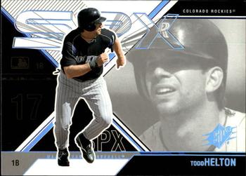 2003 SPx #44 Todd Helton Front