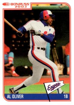2003 Donruss Montreal Expos #39 Al Oliver Front