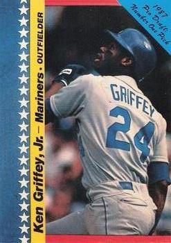 1990 AAMER Sport (unlicensed) #NNO Ken Griffey, Jr. Back