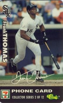 1996 Classic 7-Eleven Phone Cards #2 Frank Thomas Front