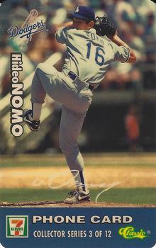 1996 Classic 7-Eleven Phone Cards #3 Hideo Nomo Front