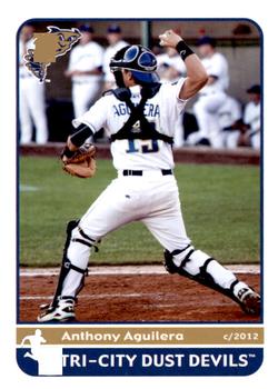 2012 Grandstand Tri-City Dust Devils #NNO Anthony Aguilera Front