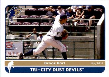 2012 Grandstand Tri-City Dust Devils #NNO Brook Hart Front