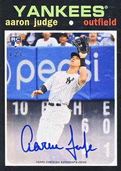 2017 Topps Transcendent Collection - Aaron Judge Topps History Autographs #AJ-1971 Aaron Judge Front