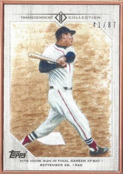 2017 Topps Transcendent Collection - MLB Moments Sketch Reproductions #MLBMR-TWI Ted Williams Front