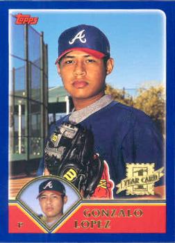 2003 Topps #302 Gonzalo Lopez Front