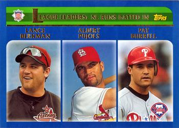 2003 Topps #346 National League Runs Batted In Leaders Front