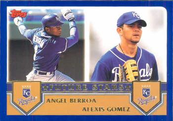 2003 Topps #328 Angel Berroa / Alexis Gomez Front