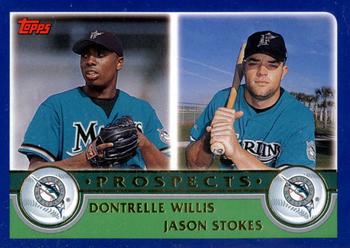 2003 Topps #677 Dontrelle Willis / Jason Stokes Front