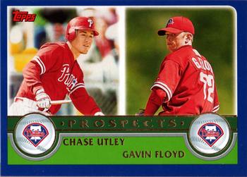 2003 Topps #682 Chase Utley / Gavin Floyd Front