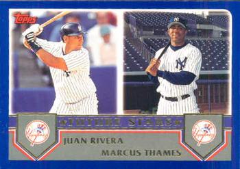 2003 Topps #330 Juan Rivera / Marcus Thames Front