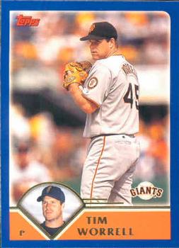 2003 Topps #553 Tim Worrell Front