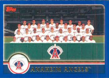 2003 Topps #630 Anaheim Angels Front