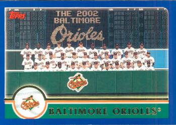 2003 Topps #633 Baltimore Orioles Front