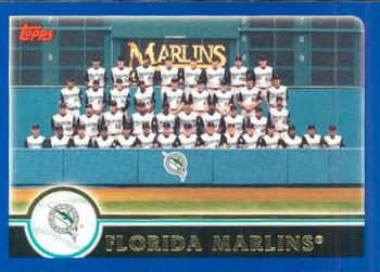 2003 Topps #641 Florida Marlins Front