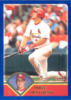 2003 Topps #89 Mike Matheny Front