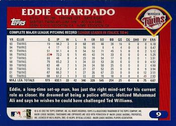 2003 Topps #9 Eddie Guardado Back