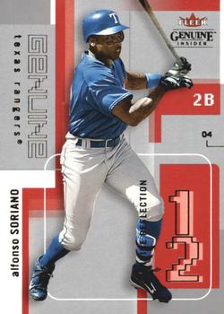 2004 Fleer Genuine Insider - Reflections #56 Alfonso Soriano Front