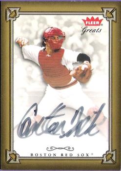 2004 Fleer Greats of the Game - Autographs #GBA-CF Carlton Fisk Front