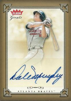2004 Fleer Greats of the Game - Autographs #GBA-DMU Dale Murphy Front