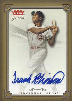 2004 Fleer Greats of the Game - Autographs #GBA-FR Frank Robinson Front