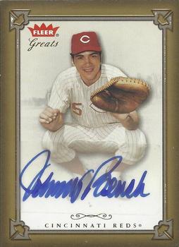 2004 Fleer Greats of the Game - Autographs #GBA-JB Johnny Bench Front