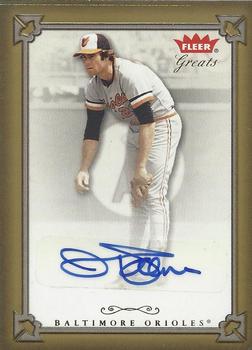 2004 Fleer Greats of the Game - Autographs #GBA-JP Jim Palmer Front