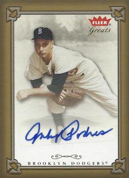 2004 Fleer Greats of the Game - Autographs #GBA-JP2 Johnny Podres Front