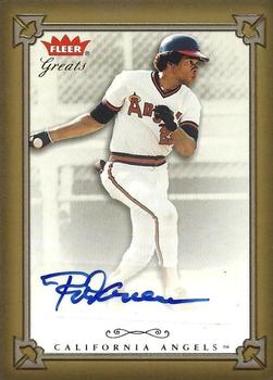 2004 Fleer Greats of the Game - Autographs #GBA-RC Rod Carew Front