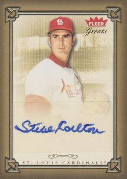 2004 Fleer Greats of the Game - Autographs #GBA-SC2 Steve Carlton Front