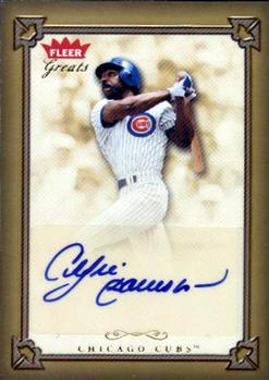 2004 Fleer Greats of the Game - Autographs #GBA-AD Andre Dawson Front