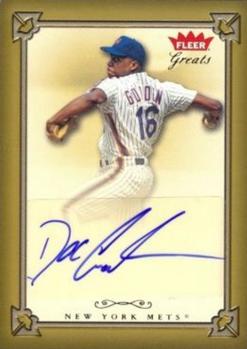 2004 Fleer Greats of the Game - Autographs #GBA-DG Dwight Gooden Front