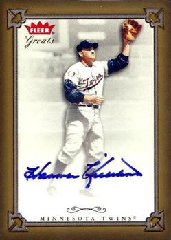 2004 Fleer Greats of the Game - Autographs #GBA-HK Harmon Killebrew Front