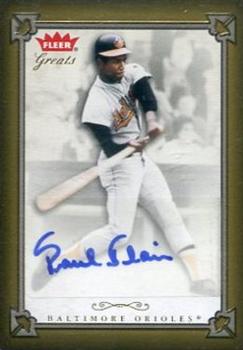 2004 Fleer Greats of the Game - Autographs #GBA-PB Paul Blair Front