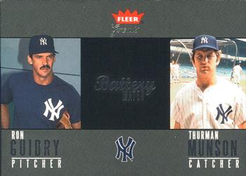 2004 Fleer Greats of the Game - Battery Mates #5 BM Ron Guidry / Thurman Munson Front