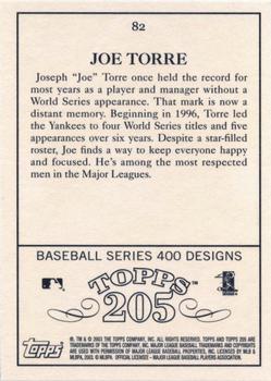 2003 Topps 205 #82 Joe Torre Back