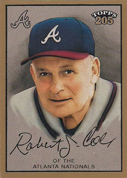 2003 Topps 205 #21 Bobby Cox Front