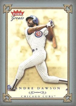 2004 Fleer Greats of the Game - Blue #122 Andre Dawson Front